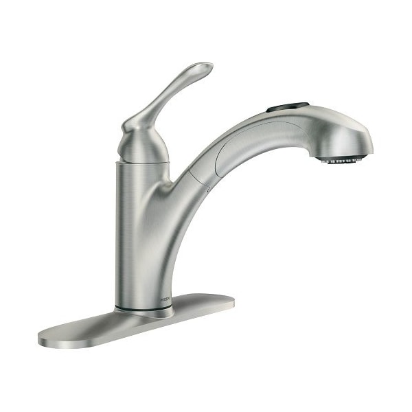 Weylon One-Handle Pullout Kitchen Faucet in Spot Resistant Stainless
